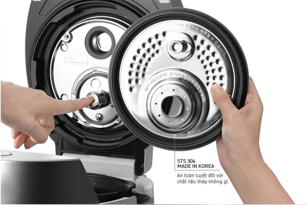 Nắp phụ có thể tháo rời