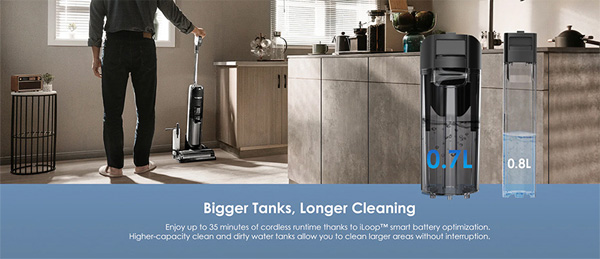 Ngăn nước sạch, nước bẩn riêng biệt