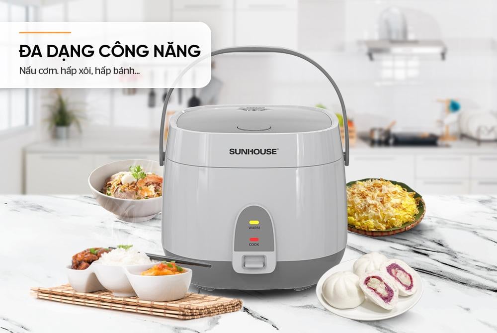 Đa dạng chức năng – Chế biến thêm nhiều món ngon