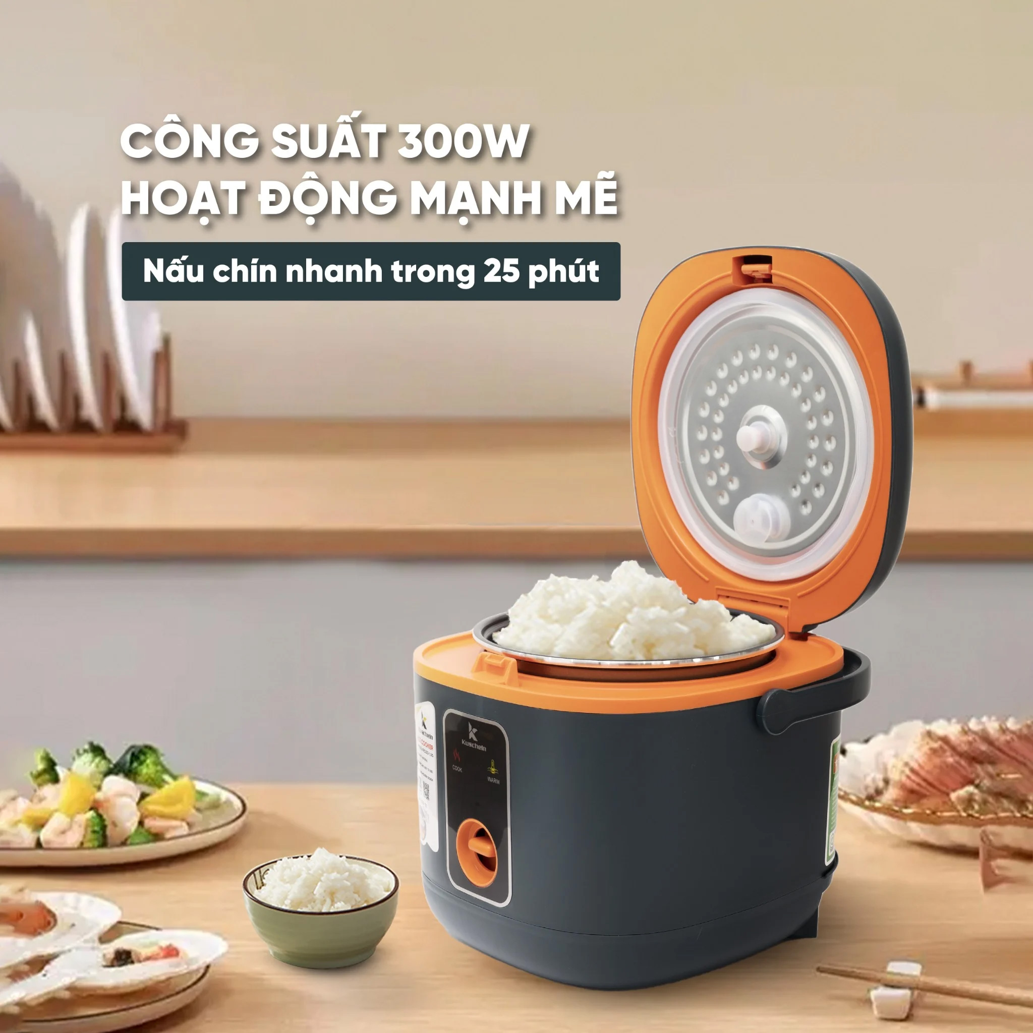 Công nghệ gia nhiệt 3D – Cơm chín đều, ngon hơn, tiết kiệm điện hơn