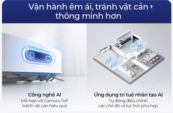Điều khiển robot tiện lợi qua App