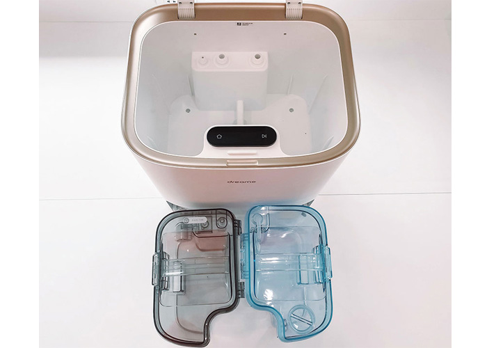 Trạm giặt giẻ có 2 thùng nước