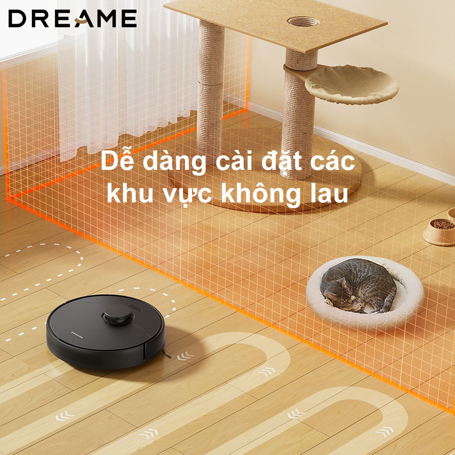 Dreame D9 Max Gen 2 có khả năng lưu trữ bản đồ nhiều tầng