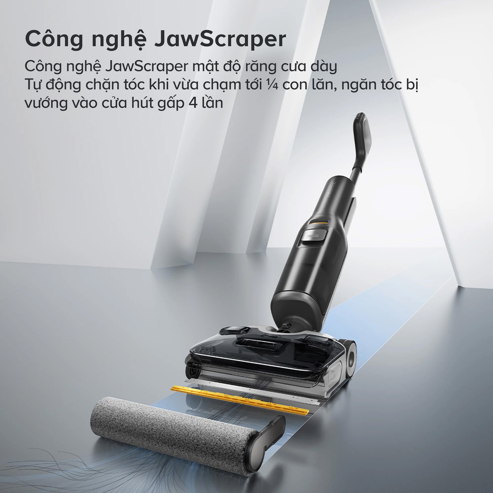 Công nghệ JawScraper chống rối tóc vượt trội