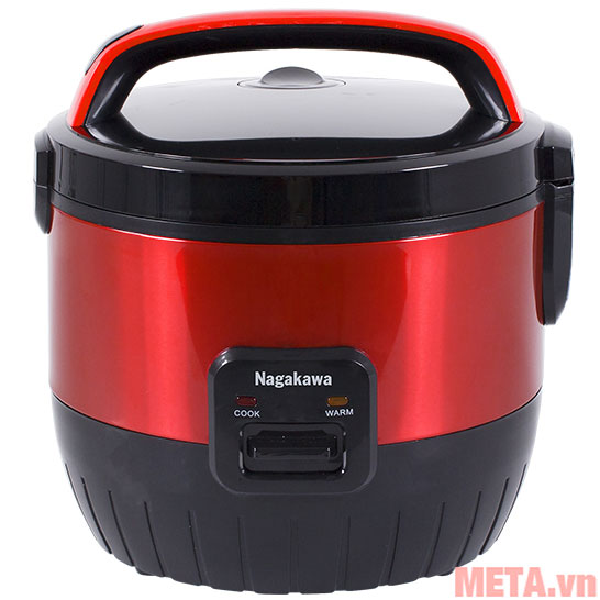 Nồi cơm điện Nagakawa NAG0119 màu đỏ