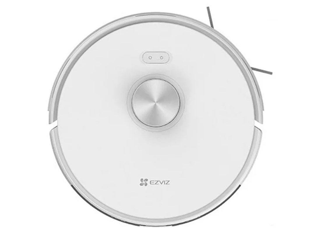 Robot hút bụi thiết kế màu trắng