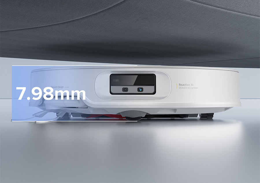 Thiết kế siêu mỏng chỉ 7,98cm – Làm sạch mọi ngóc ngách