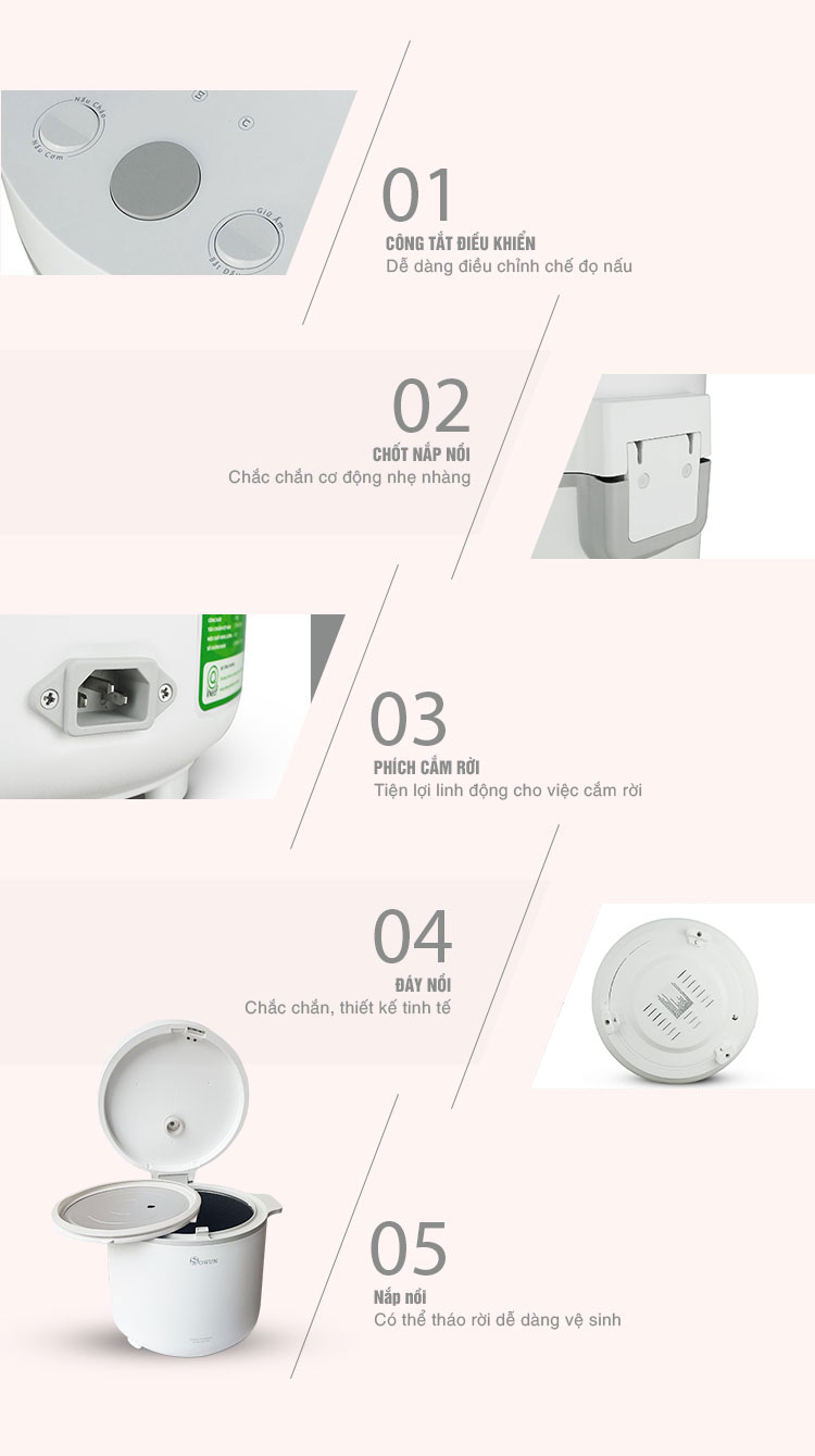 Sowun SW 693 có chế độ giữ ấm