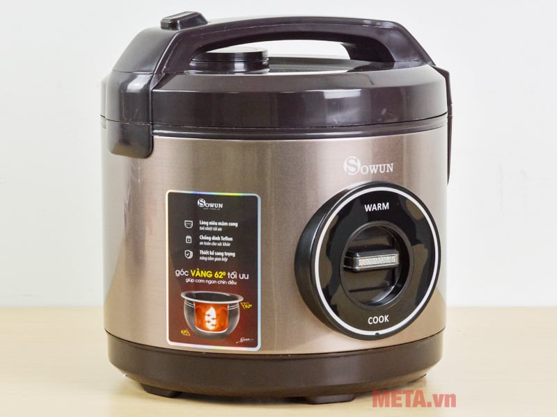 Nồi cơm điện 1.2 lít Sowun SW 637