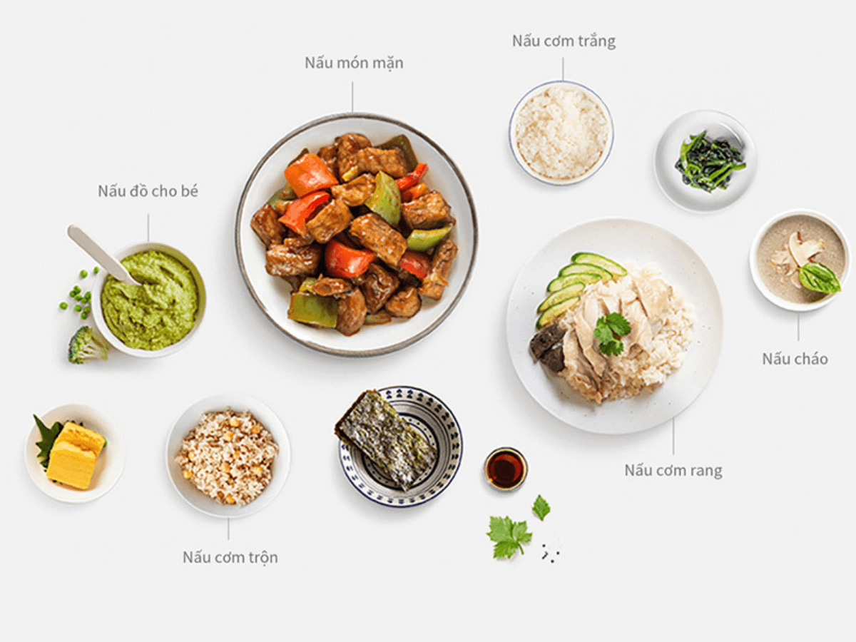 Đa dạng chế độ nấu tự động