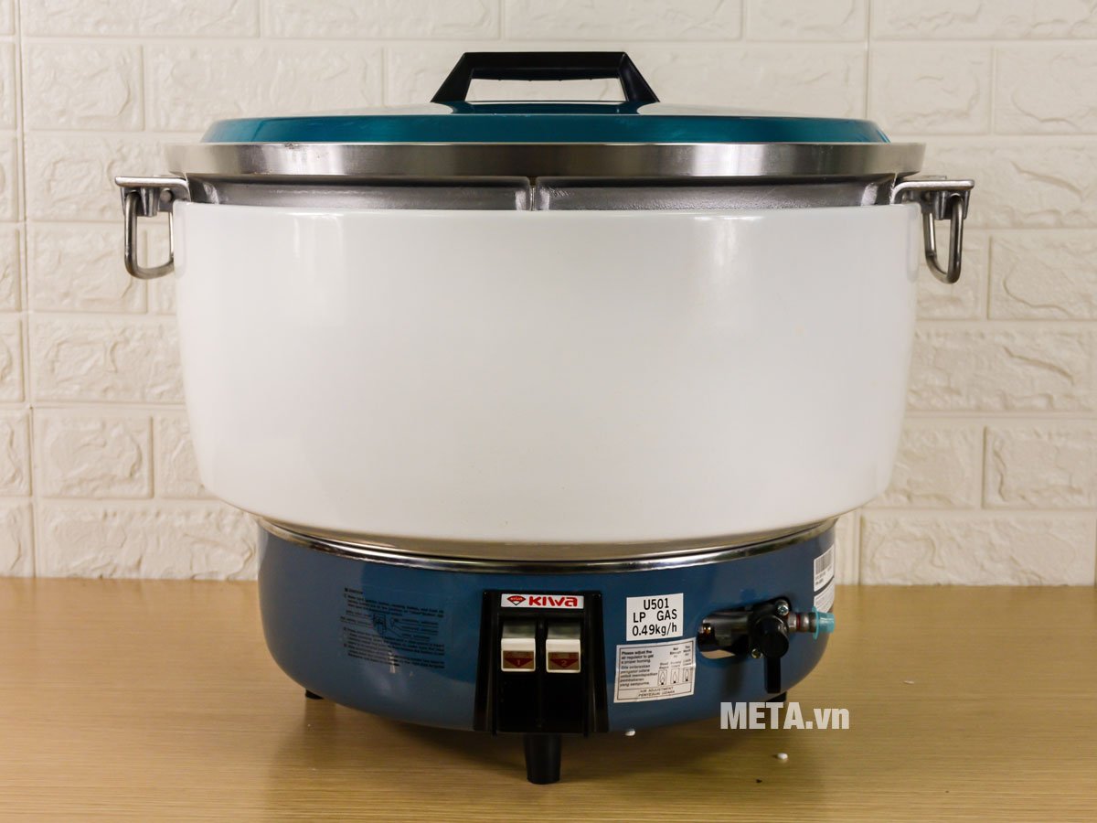 Nồi cơm gas Kiwa MK-55RA nấu cơm chín ngon