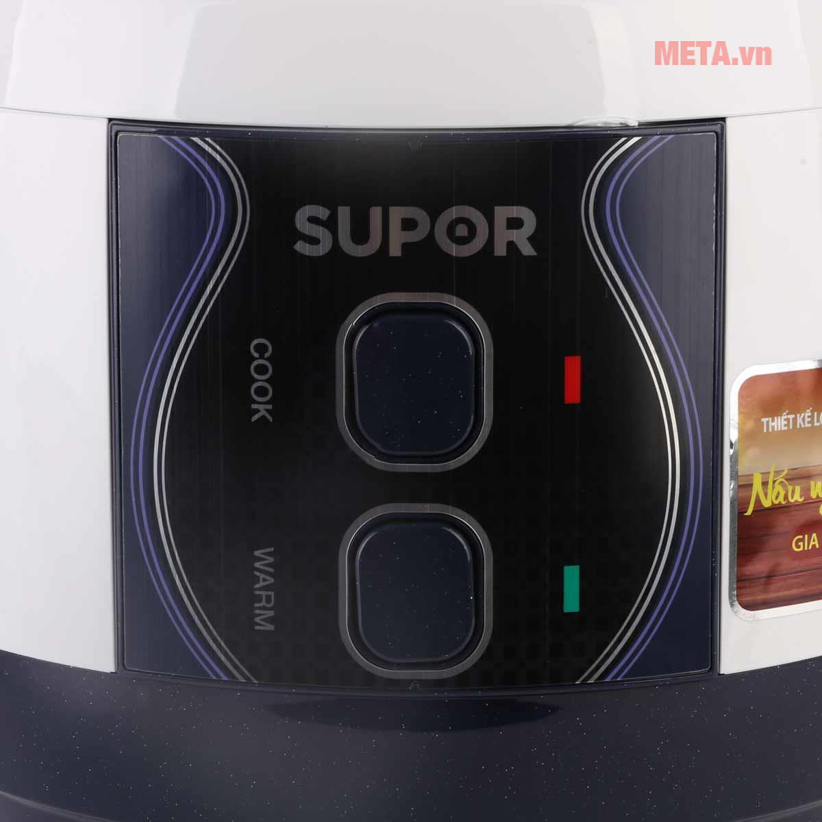 Nồi cơm điện niêu Supor 1,8 lít CFXB50YB13VN-50 có bảng điều khiển cơ dễ sử dụng