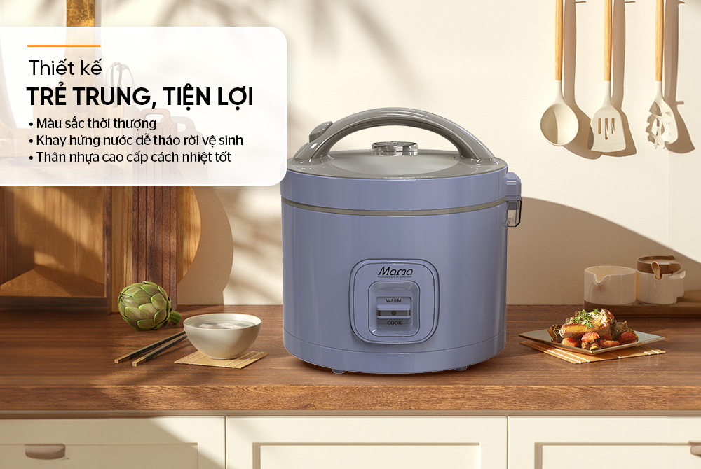 Nồi cơm điện Sunhouse Mama SHD8666V 1.8 lít