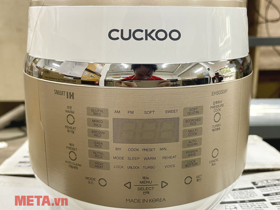 Bảng điều khiển chế độ nấu