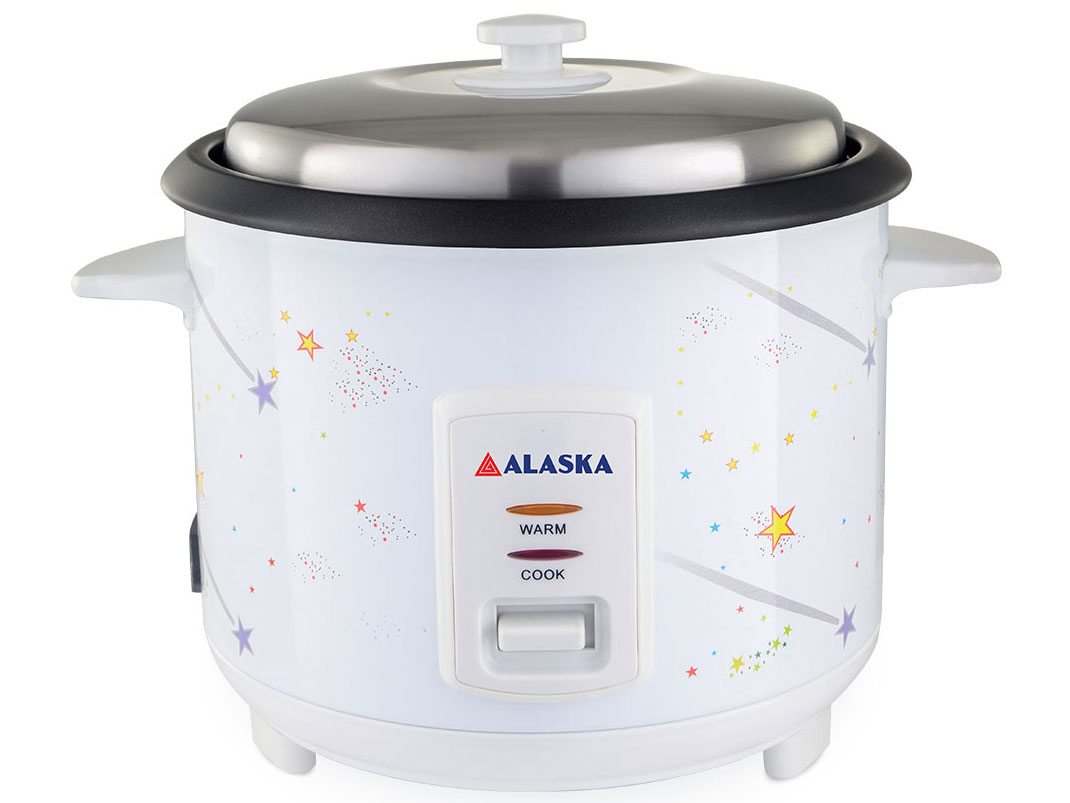 Nồi cơm điện Alaska có nút gạt cơ dễ dùng