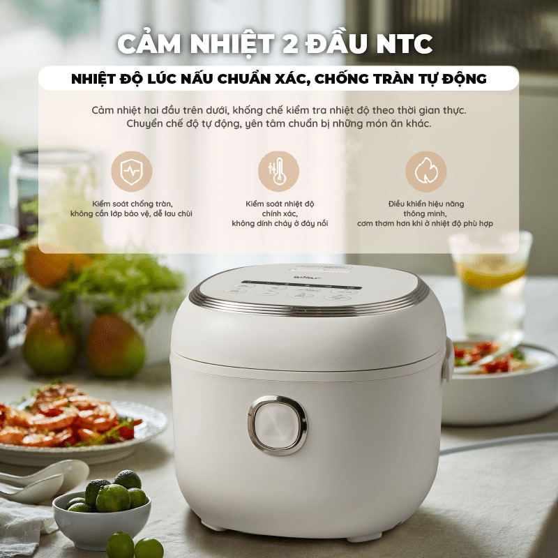 Nồi cơm điện nấu cơm nhanh chín, chín đều