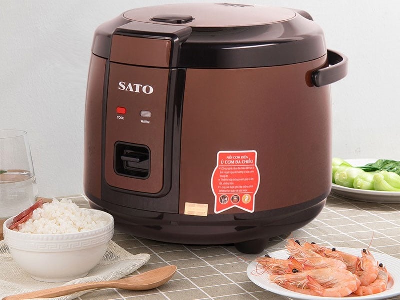 Sato 18F052 1.8 lít cho gia đình những bữa cơm ngon
