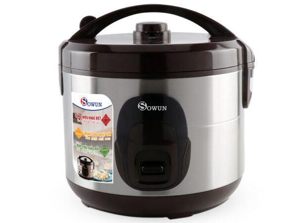 Nồi cơm điện Sowun 638 màu bạc
