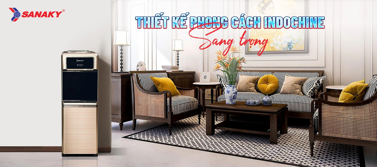 Cây nước nóng lạnh Sanaky SNK-2317BG