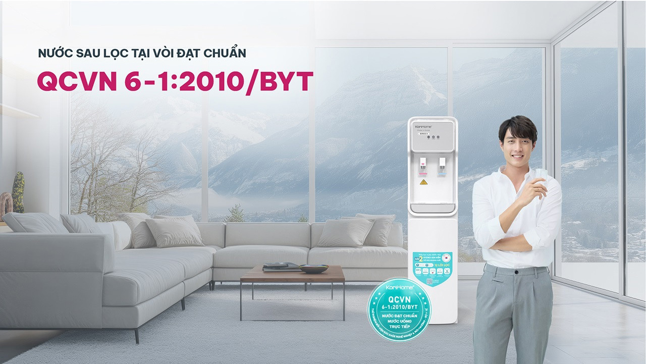 Nước sau lọc đạt chuẩn QCVN 6-1:2010/BYT – Uống trực tiếp tại vòi