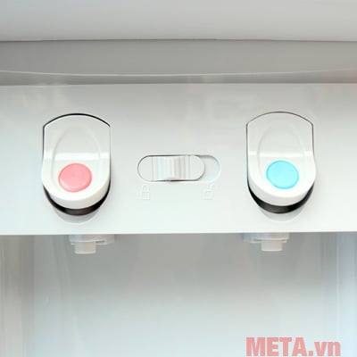 Cây nước nóng lạnh FujiE WDX5PC có 2 vòi nóng - lạnh riêng biệt