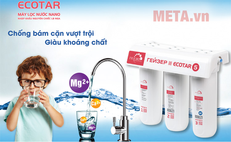 Máy lọc nước Geyser ECOTAR 5 cho gia đình