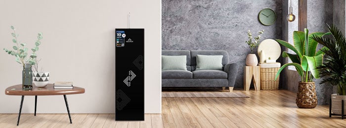 máy lọc nước RO tủ đứng Hòa Phát HPR556 có kiểu dáng hiện đại, sang trọng