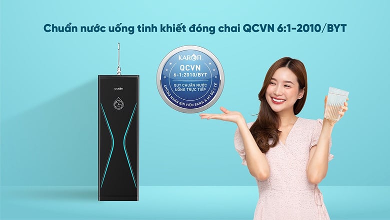 Máy lọc nước KAQ-D36 đạt tiêu chuẩn Quốc gia về nước uống trực tiếp