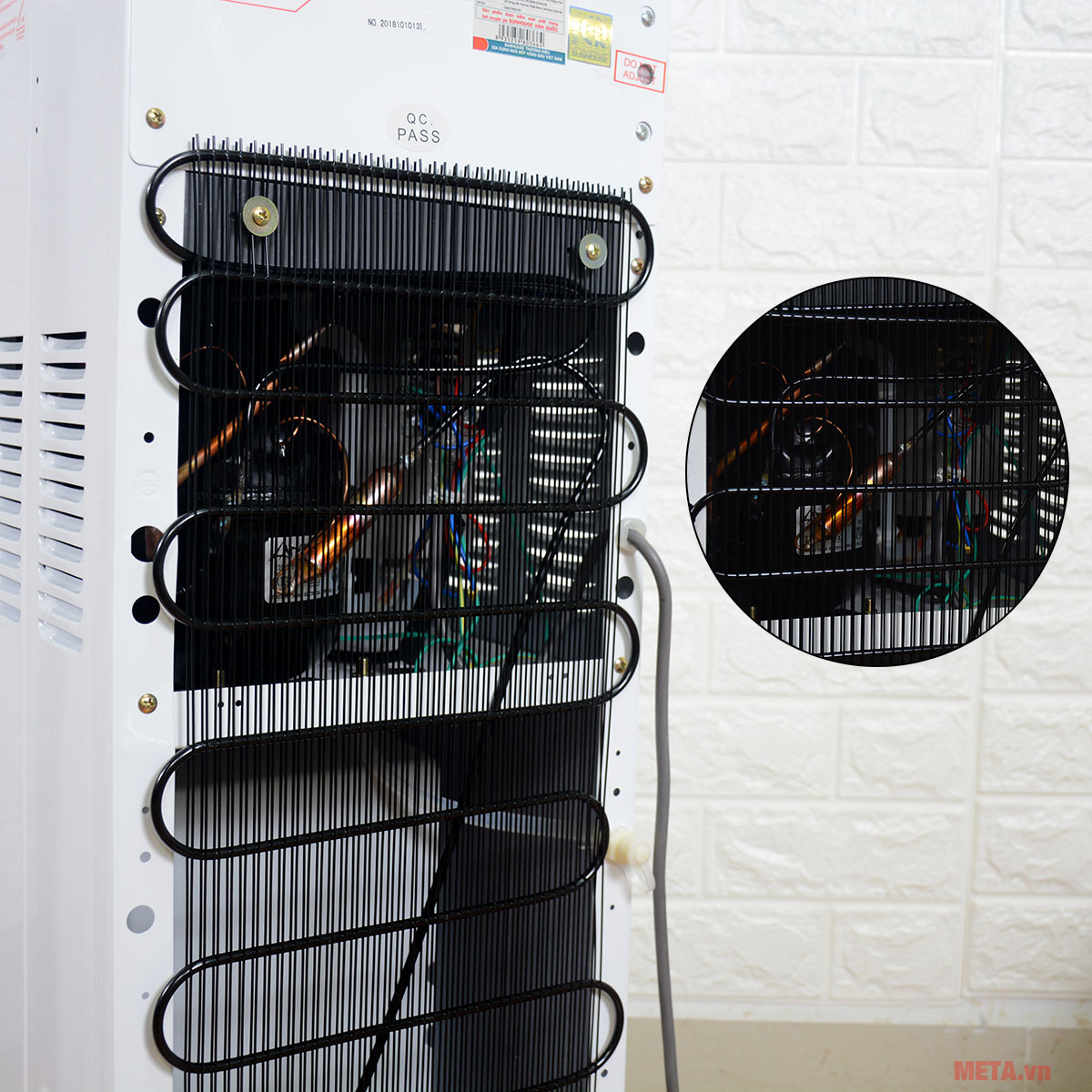 Cây nước nóng lạnh SHD9615 sở hữu công nghệ làm lạnh Block