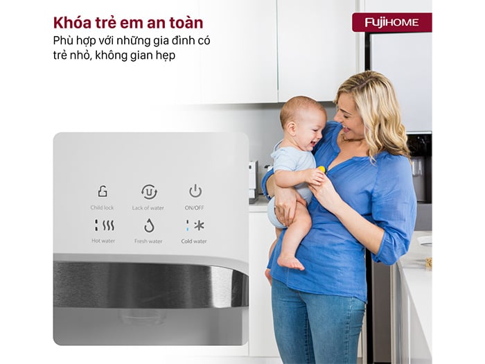 WD628C-IM trang bị khóa an toàn
