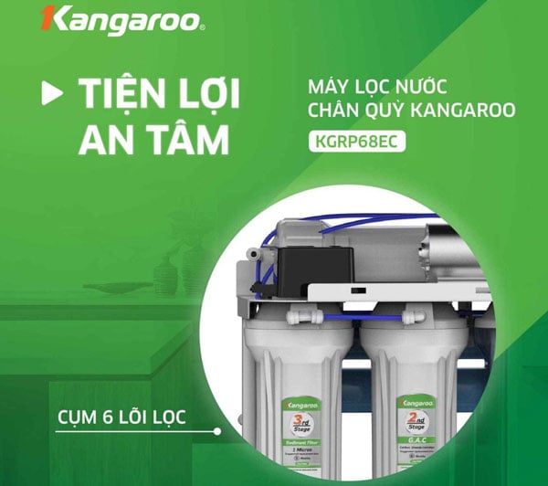 Hình ảnh máy lọc nước Kangaroo KGRP68EC