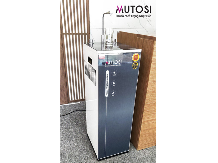 Máy lọc nước Mutosi MP-350D-GR có kiểu dáng thon gọn