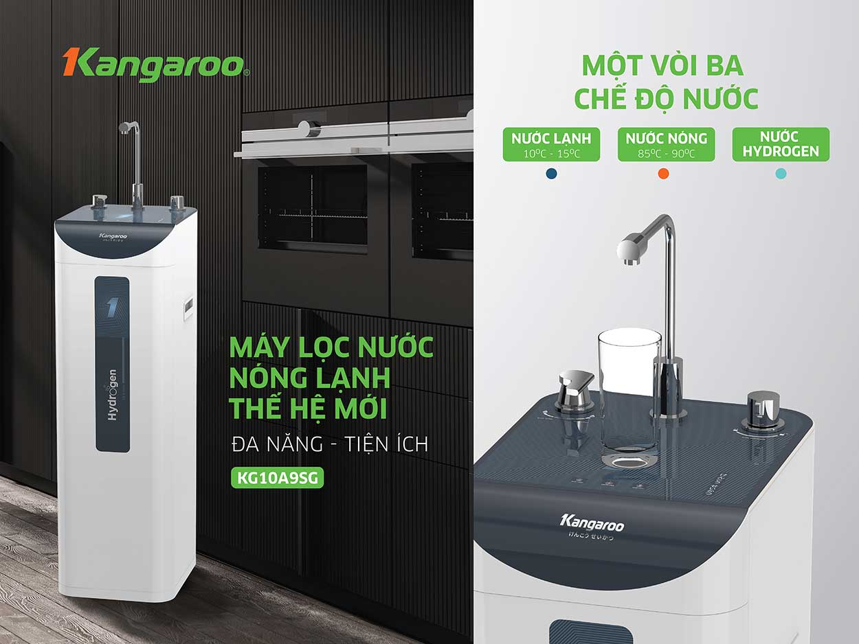 Máy có 3 chế độ lấy nước