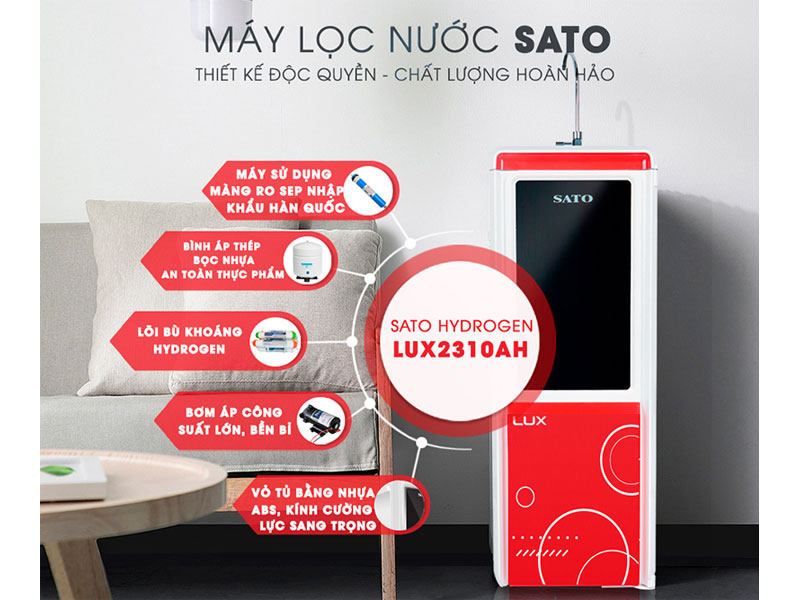 Sato Hydrogen LUX LUX2310AH có nhiều ưu điểm nổi bật