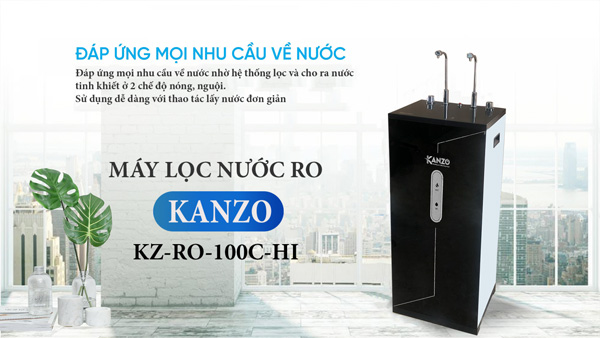 Máy lọc nước R.O Hydrogen Kanzo KZ-RO-100C-HI 9 lõi