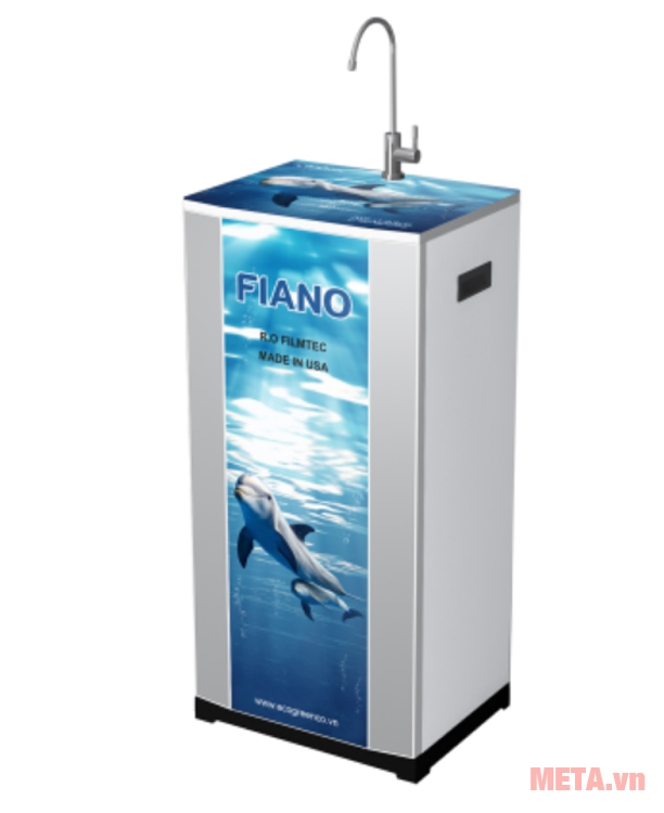 Máy lọc nước Eco Green Fiano Nano Silver 9 cấp lọc thiết kế sang trọng