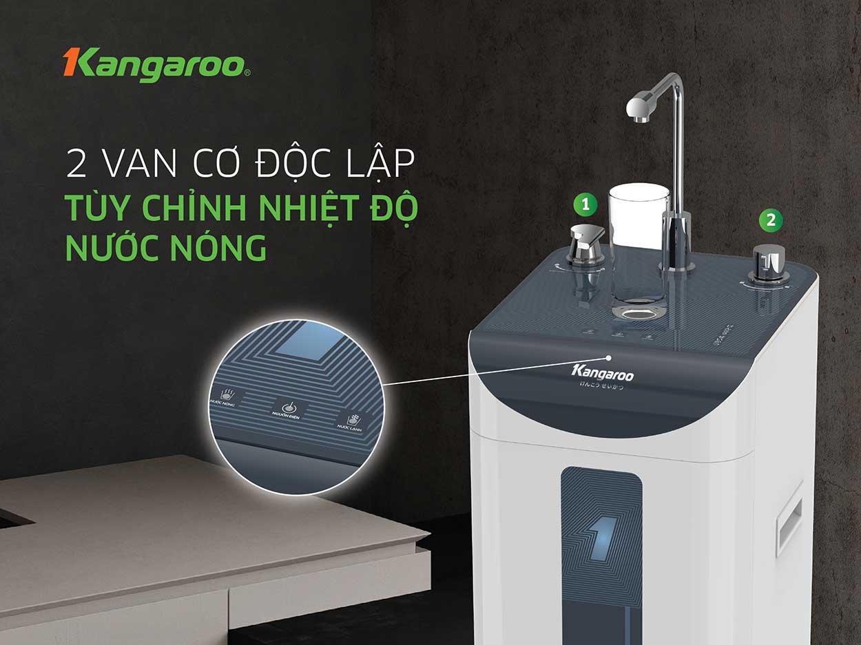 Máy lọc nước chỉnh được nhiệt độ nước nóng