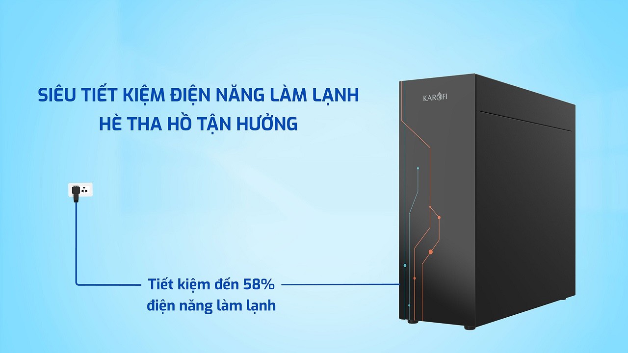 Máy làm nóng lạnh Karofi siêu tiết kiệm điện