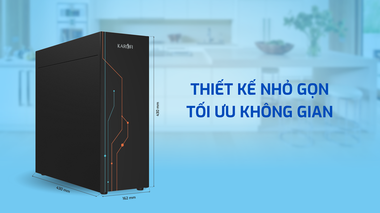 Kích thước máy làm nóng lạnh KAO-T90