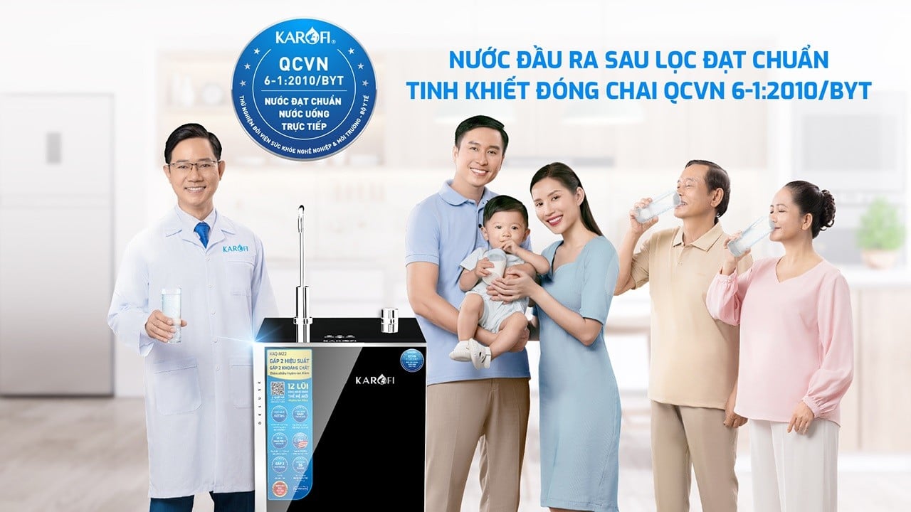 KAQ-M22 cho nguồn nước đầu ra uống trực tiếp
