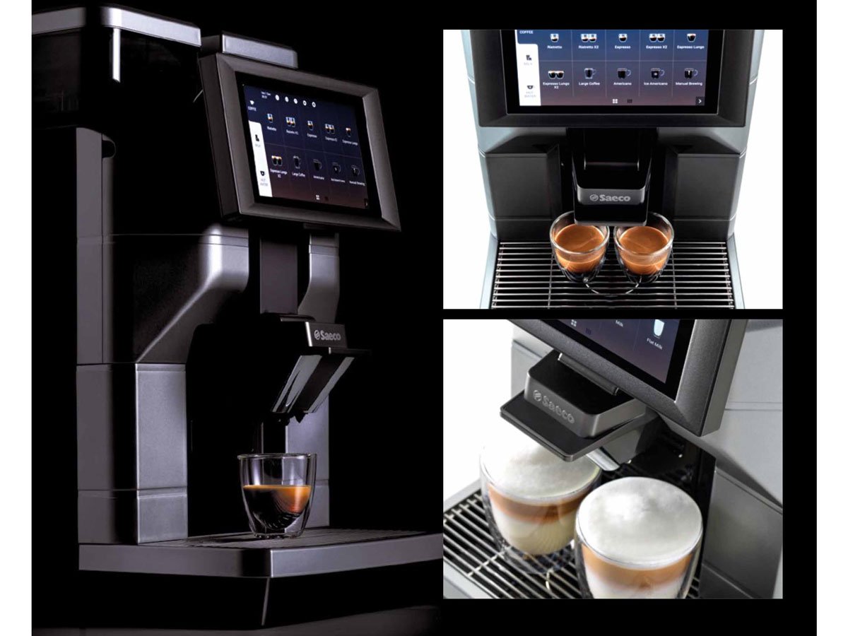 Saeco MAGIC M2 pha được 2 tách cùng lúc