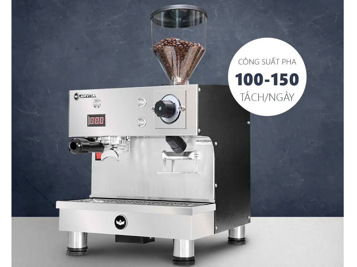 Máy pha cà phê Lamvita pha tối đa 150 tách/ngày