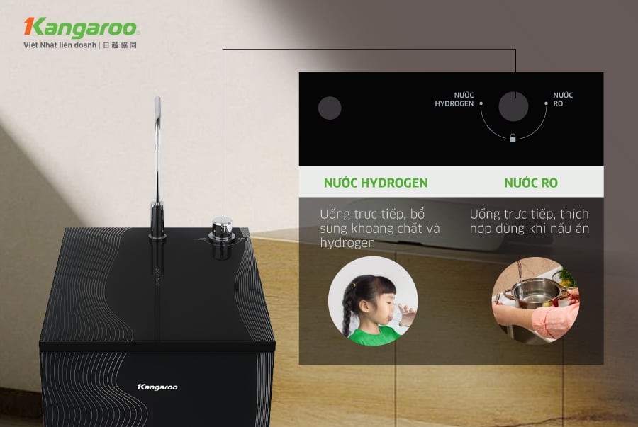 Máy lọc nước RO có 2 chế độ nước