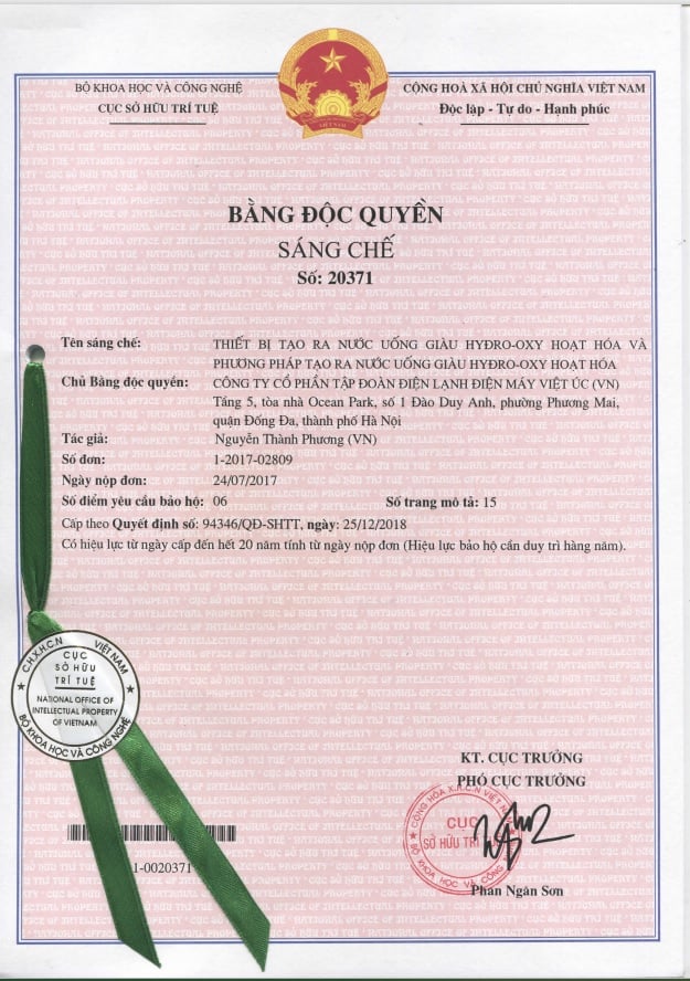 Máy lọc nước Kangaroo KG12A8 tích hợp công nghệ Hydrogen giúp nước sau lọc giàu khoáng chất