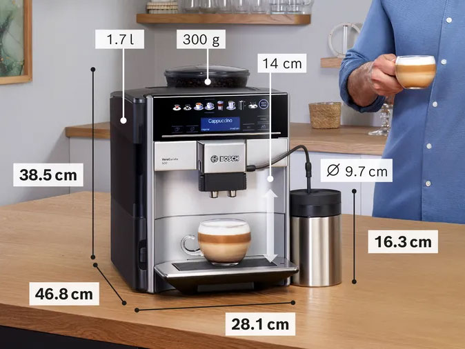 Kích thước của Bosch TIS65621RW