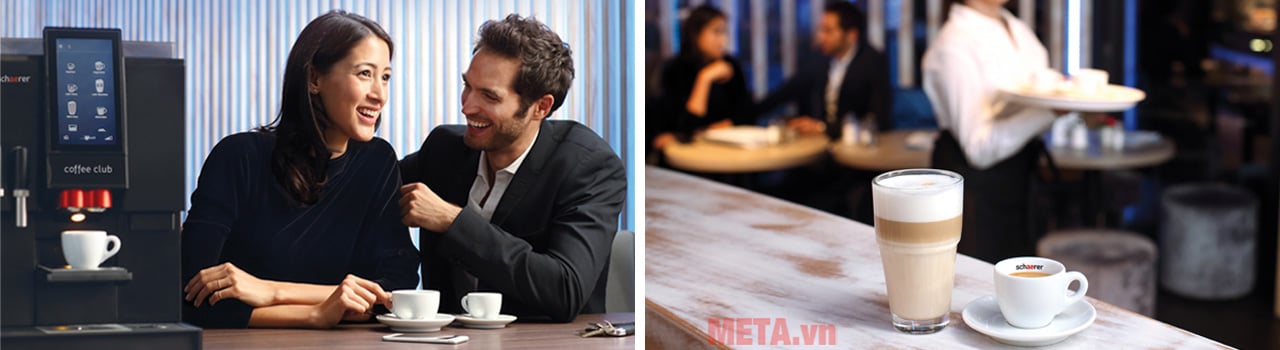 Máy pha cà phê được sử dụng phổ biến tại văn phòng