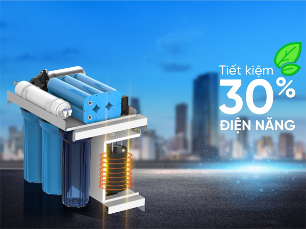 Máy lọc nước nóng lạnh Karofi KAD-D50 tiết kiệm năng lượng lên đến 30%