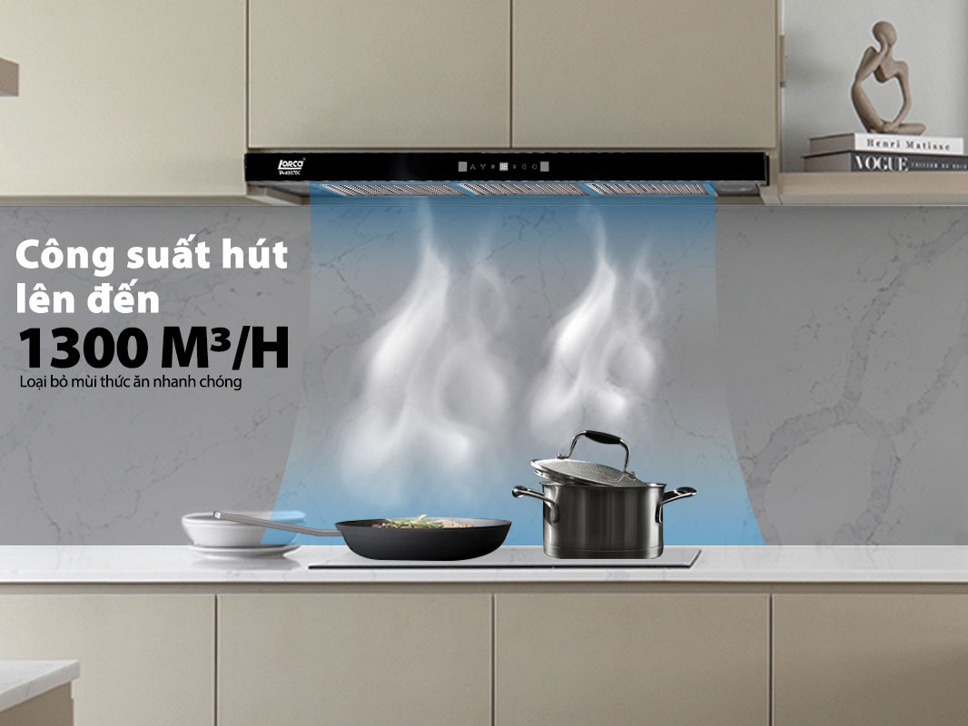 Lorca TA-6007EC có công suất hút 1300 m3/giờ
