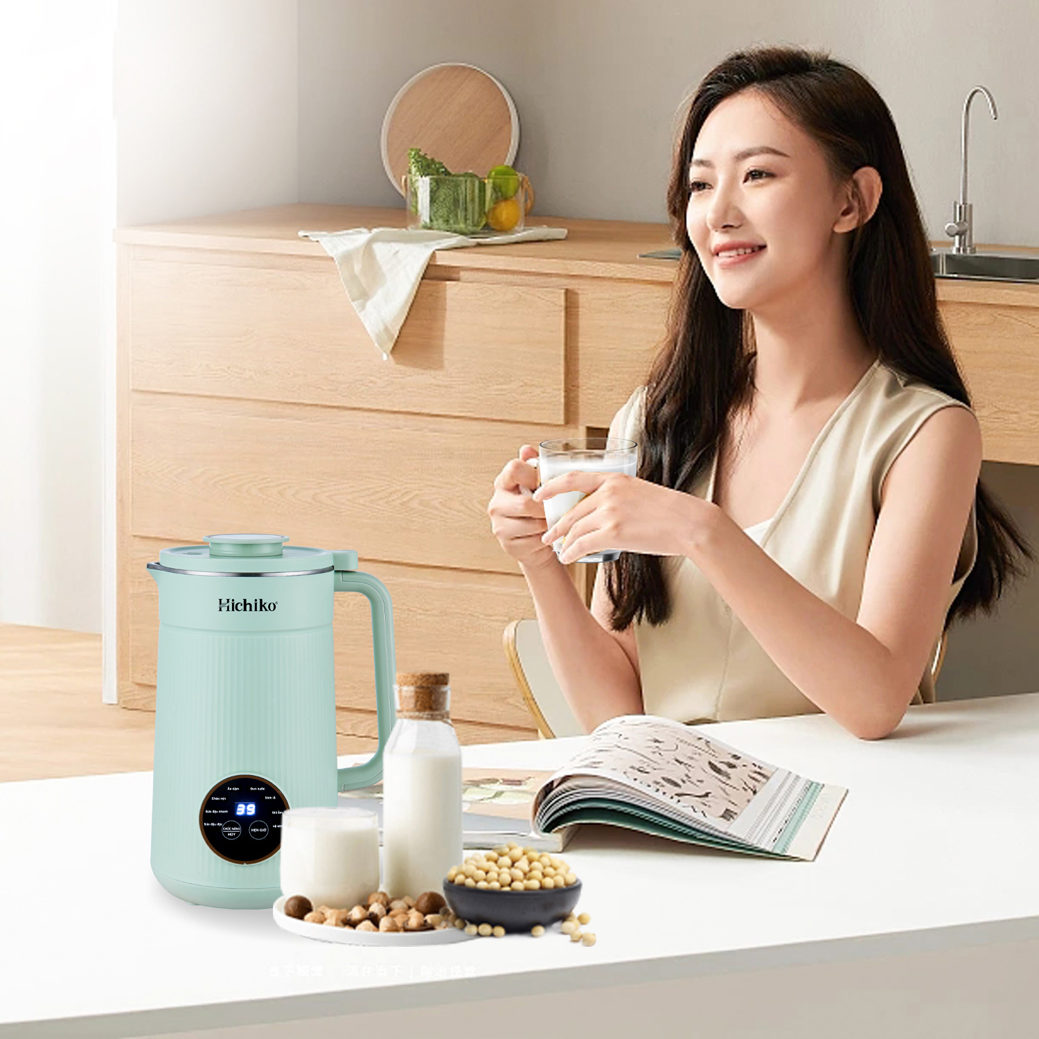 Máy làm sữa hạt Hichiko HC-3502