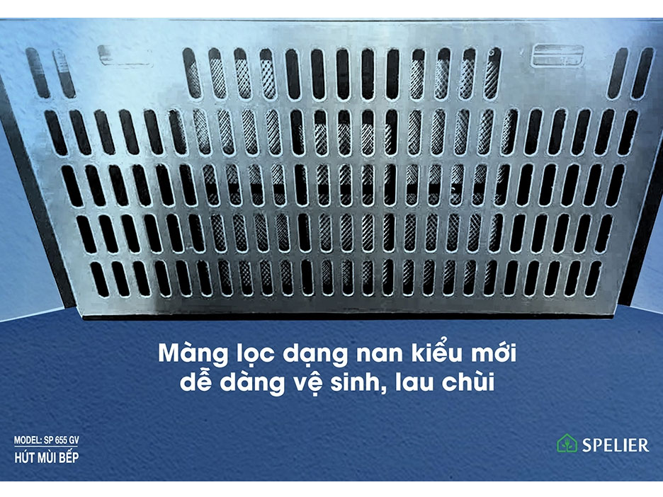 Spelier SP-655GV có màng lọc dạng nan